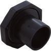 542001 Inlet Fitting Pentair 1" Slip Economy Insider Black