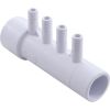  Manifold 3/8" Barb 4 Port 1" Slip x 1" Spigot