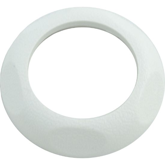 36-3923WHITE Escutcheon BWG/HAI Duo Blaster Jet Textured Scallop White