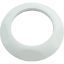 36-3923WHITE Escutcheon BWG/HAI Duo Blaster Jet Textured Scallop White