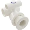 10-5681WHT Jet Body BWG/HAI Slimline w/Extended Wall Fitting White