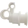 10-5681WHT Jet Body BWG/HAI Slimline w/Extended Wall Fitting White