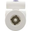 10-5681WHT Jet Body BWG/HAI Slimline w/Extended Wall Fitting White