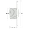 30-3801GRY Wall Fitting BWG/HAI Hydro Jet 2-3/8"hs Gry