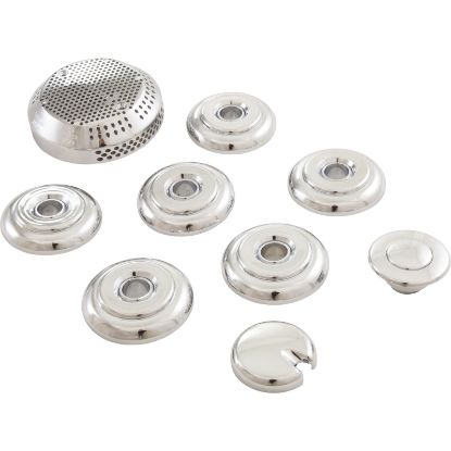 CS32506 Cap Set Marshall Gruber VIP3 6-Jet Chrome Plated ABS