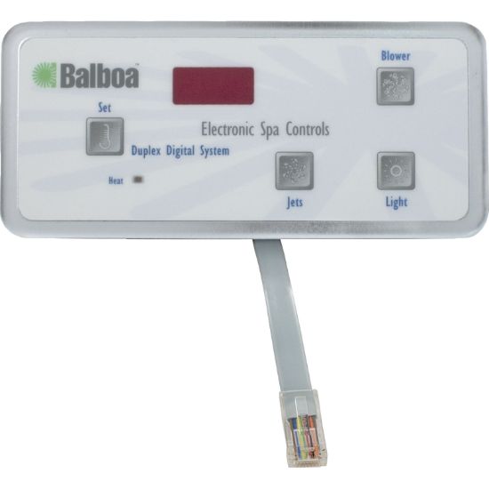 51223 Topside Balboa Water Group Duplex Digital P1 Bl Lt LED
