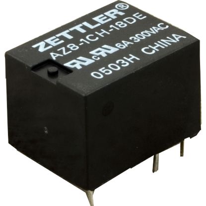 AZ8-1CH-18DE Relay Zettler Single Pole Double Throw 6A 18vdc