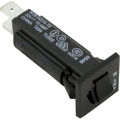 W28XQ1A-15 Circuit Breaker P and B 15A Push Thru