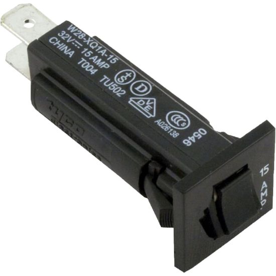 W28XQ1A-15 Circuit Breaker P and B 15A Push Thru