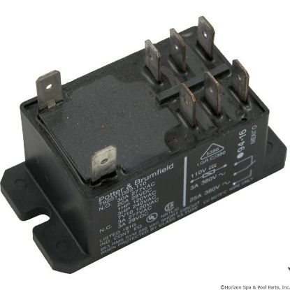  Relay PandB T-92 DPDT 30A 110vdc Coil