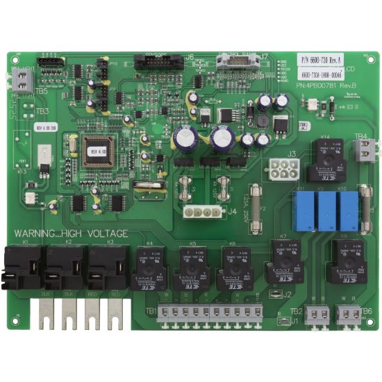 6600-730 PCB Sundance Spas 850 Series LCD 2 Pump 2-Spd 2014