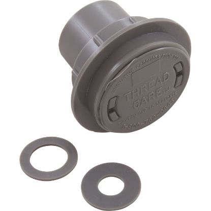 3-3-115 Return Fitting/Inlet Zodiac ThreadCare 1.5" and 1" Lt Gry