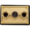 78310600 Light Junction Box Pentair (3) 3/4" Ports Brass Base