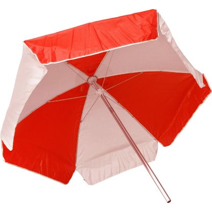 12-002-RED/WHI Umbrella Kemp Red/White 6ft