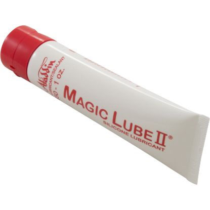 650-Single Magic Lube II 1oz Silicone Red Label