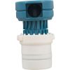 3-9-504 Cleaning Head Zodiac Polaris with out Nozzle Blue