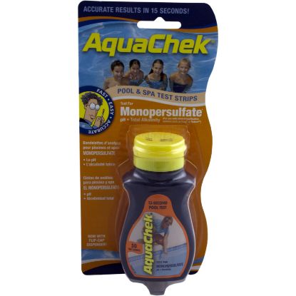 561682A Test Strips AquaChek Orange 3-in-1 Monopersulfate  50 ct