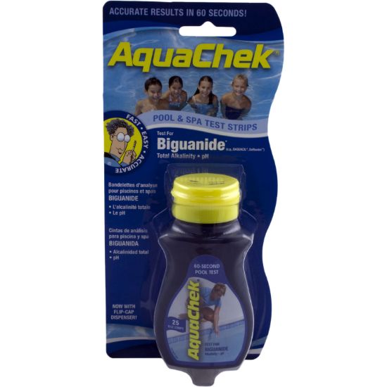 561625A Test Strips AquaChek Blue 3-in-1 Biguanide 25 ct