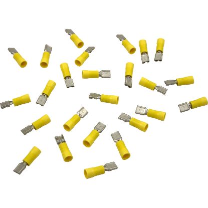  Disconnect Female 25 Pack 12-10AWG .250 Tab Yellow