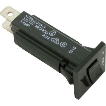 75F009 Circuit Breaker P and B 3A 115v Push Thru