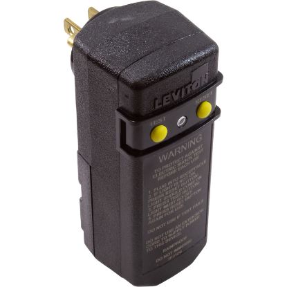 16793 GFCI Leviton 20A SPST Right Angle Plug