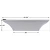 LAM8 StandInter-Fab La Mesa Fiberglass8ft w/Jig HardwareWht