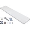 DB6WW Dive Board Inter-Fab Duro-Beam 6ft Wht w/Top Tread Hdwr