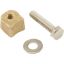 PW-3C Wedge Assembly Brass w/Bolt 3