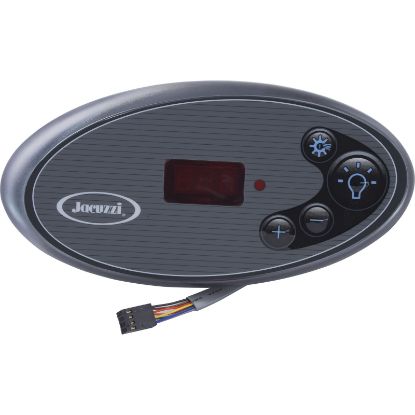 2600-333 Topside Jacuzzi J-200 Series 4 Button P1 Lt After 2008