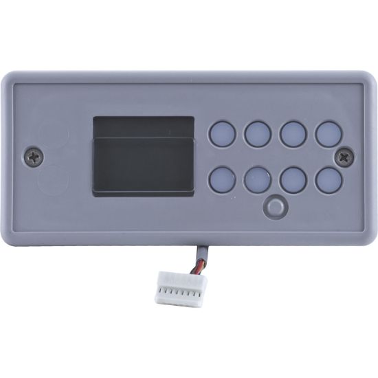 0200-007113 Topside Gecko TSC-8/K-8 8 Button Lg Rec LCD w/o Overlay