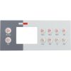 9916-100761 Overlay Gecko TSC-4 10 Button P1 P2 Bl Lt Eco Filt
