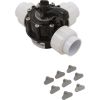 25923-154-000 Diverter Valve 1.5In Unions 3-Way Black