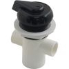 11-4040BLK Diverter Valve Hydro-Air/BWG Hydroflow 1/2"s 2 Port Blk
