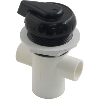 11-4040BLK Diverter Valve Hydro-Air/BWG Hydroflow 1/2"s 2 Port Blk