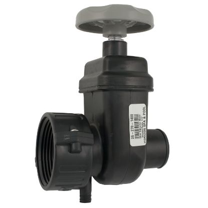 WV001H Gate Valve Waterway 1-1/2"fbt x 1-1/2"sb x 3/8"b