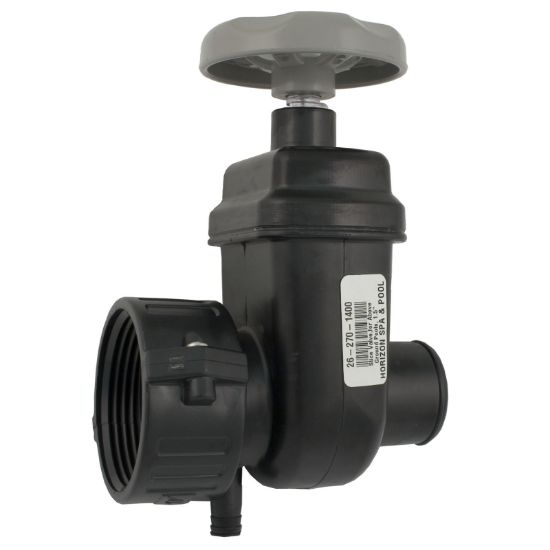 WV001H Gate Valve Waterway 1-1/2"fbt x 1-1/2"sb x 3/8"b