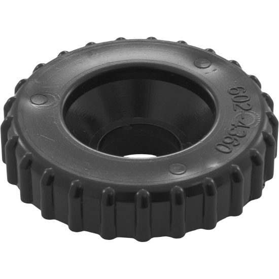 602-4361 Cap Waterway Single Port On/Off Valve Black