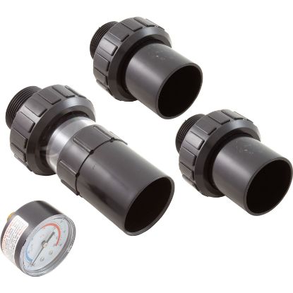 018252F Union & Pressure Gauge Kit Raypak Protege RPSF