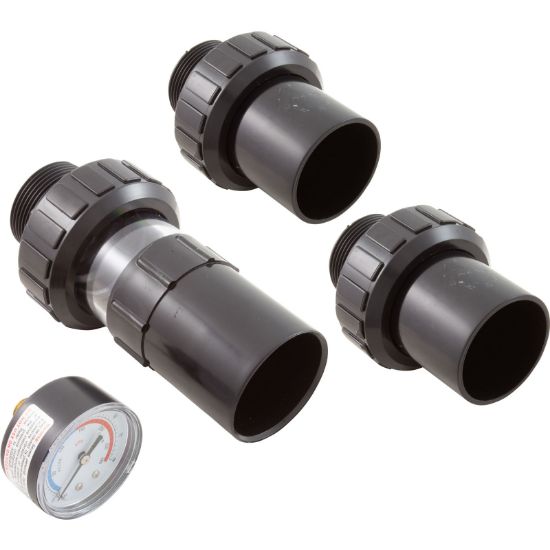 018252F Union & Pressure Gauge Kit Raypak Protege RPSF