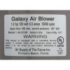 6510131 Blower Air Supply Galaxy Pro 1.0hp 115v 4.5A Hardwire