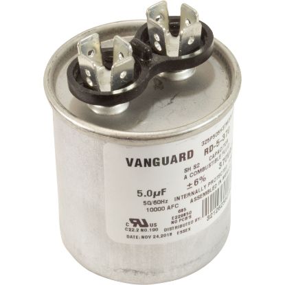 RD-5-370 Run Capacitor 5 MFD 370v 2-7/8