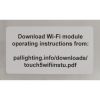 42-PCTWF5 Light Wi-Fi Module PAL Touch-5 (January 2019 to Present)