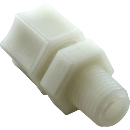 3403410 Compression Fitting UltraPure 1/4"mpt x 3/8" Tube Plastic