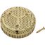 10-6806M-PB Suction Cover BWG/HAI High Volume Suction Polished Brass