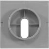 25597-000-121 Deck Jet (J-Style) Square Cover Gray