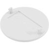 25544-020-010 Logo Insert Blank Skimmer Lid  White