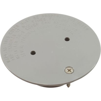 25527-101-100 Floor Inlet Fitting Cover Wth Screw Gray