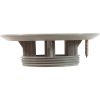 25527-101-100 Floor Inlet Fitting Cover Wth Screw Gray
