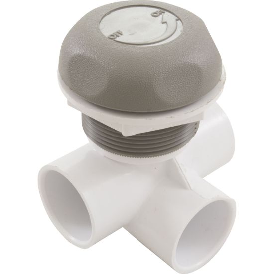 600-4387 Valve Assy. On/Off Turn Horizontal Gray