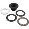 SP1023BLK Locknut Fitting (Black)